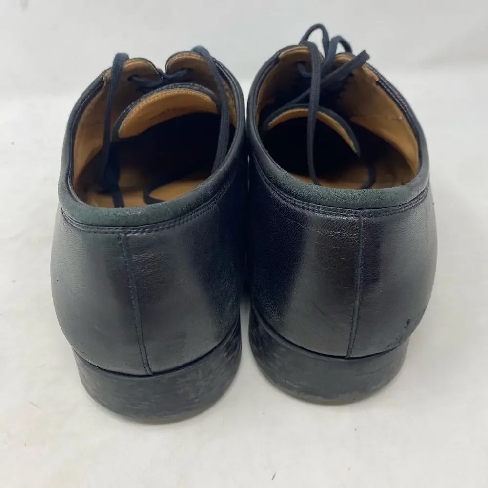 Magnanni Oxford Men's Black Leather Shoes Size 11
